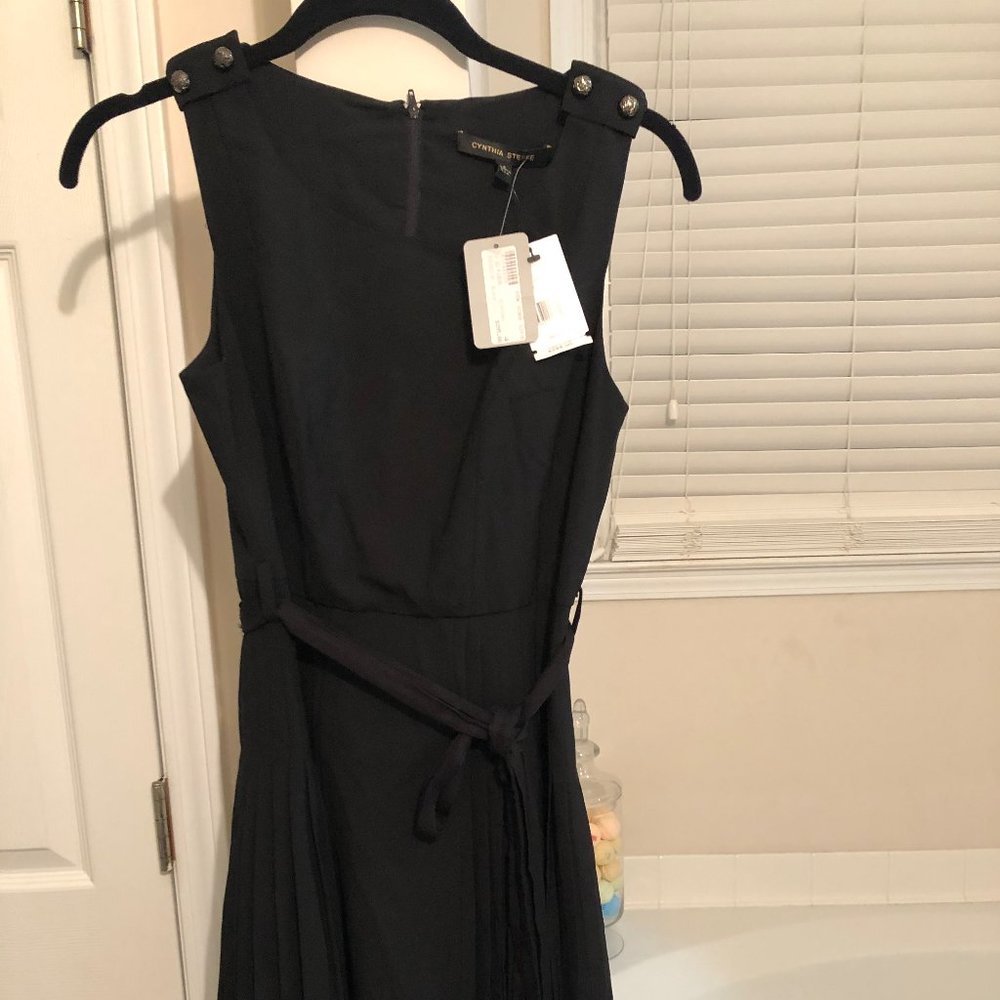 Cynthia Steffe black dress.